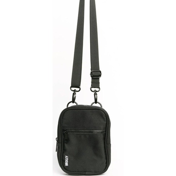 Brixley Handbags - Brixley Crossbody Bag Onyx Black Adjustable Belt Bag Chest Rig Small Messenger